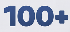 100+