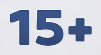 15+