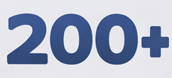 200+